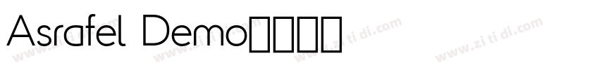 Asrafel Demo字体转换